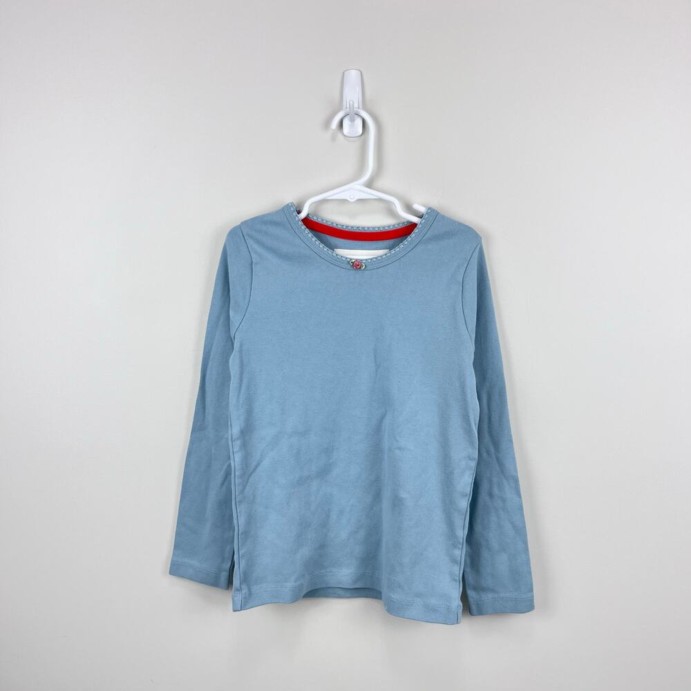 Mini Boden Long Sleeved Rosebud T-Shirt 8-9